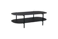Produktbild: en.casa Couchtisch, »Enebakk« 112x62x40,5 cm ovale Form Schwarz