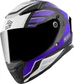 Produktbild: FC-Moto FF130SV Cavion Helm, schwarz matt/lila, 2XL