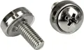 Produktbild: StarTech.com M5 Rack Screws and M5 Nuts - M5 Cage Nuts and Screws - Schrauben für Rack