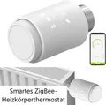 Produktbild: NEU Smartes ZigBee Heizkörperthermostat App Display für Steuerung Programmierung