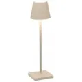 Produktbild: Zafferano - Poldina Pro Micro Sabbia wiederaufladbare und dimmbare LED-Tischleuchte mit einer Akkulaufzeit von bis zu 12 Stunden