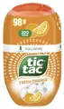 Produktbild: tic tac fresh orange – Fruchtige Dragees mit Orangengeschmack – Erfrischung für unterwegs und zwischendurch – Bonbons für frischen Atem – Praktische große Packung (1 x 98 g)