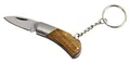 Produktbild: Schlüsselanhänger Mini Taschenmesser Zebraholzgriff, Schlüsselring von Haller