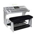 Produktbild: OAX800LS Elektronische Orgel Perlmutt Weiß 25-Tastenpedal 13.3'' Touch-Display