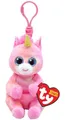 Produktbild: Ty Beanie Bellies Einhorn 🦄 SKYLAR 🦄 Clip Anhänger / Schlüsselanhänger