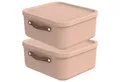 Produktbild: ROTHO Aufbewahrungsbox 2er-Set Kiste mit Deckel Maloja 20l (Aufbewahrungsset, 2er-Set)