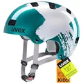 Produktbild: uvex Kid 3 - robuster Fahrradhelm für Kinder - individuelle Größenanpassung - waschbare Innenausstattung - Teal-Silver - 55-58 cm