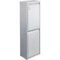 Produktbild: Svita V2X15 30 Liter Mülleimer Edelstahl Abfalleimer Vertikal Mülltrennung Silber