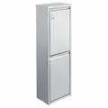 Produktbild: SVITA V2X15 30Liter Mülleimer Edelstahl Abfalleimer vertikal Mülltrennung Silber