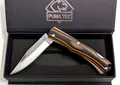 Produktbild: PUMA TEC Slim Line Taschenmesser AISI 420  Back Lock G10 Griffschalen Riemenöse