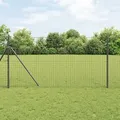 Produktbild: vidaXL Eurozaun Grau 1,2x25 m Stahl