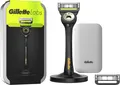 Produktbild: Gillette Labs Rasierer black/gold Edition Magnethalterung mit 2 Klinge + Etui