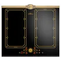 Produktbild: Kaiser KCT 6192 FI Em Induktionskochfeld 60 cm • 8 Heizelemente: 4×2 Induktions-Kochzonen • FREE ZONE mit 2 FLEX Induktions Zonen • Schwarzes Keramik-Glas mit Antique Gold-Leiste