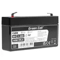 Produktbild: Green Cell® AGM 6V 1.2Ah Akku Vlies Batterie VRLA Blei Batterie Bleiakku Ersatzakku Akkubatterie Versorgungsbatterie Zyklenfest Wartungsfrei für Elektro Spielzeug Alarm Medizin Taschenlampe
