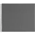 Produktbild: goldbuch Spiralalbum Bella Vista ohne Fenster 35x30 40 weiße Seiten grau