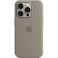 Produktbild: Apple iPhone 15 Pro Hülle - Silikon - Soft Case/Backcover - Grau - Grau