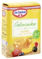Produktbild: Dr. Oetker Gelierzucker Super 3:1, 500 g, fertiger Gelierzucker, zum Selbermachen von Konfitüren, Marmeladen und Gelees, für viel Fruchtigkeit & weniger Süße, vegan