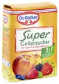 Produktbild: Dr. Oetker Gelierzucker Super 3:1, 500 g, fertiger Gelierzucker, zum Selbermachen von Konfitüren, Marmeladen und Gelees, für viel Fruchtigkeit & weniger Süße, vegan