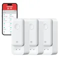 Produktbild: Wassermelder mit 100dB Alarm | wasserdicht | 3er Pack
