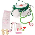 Produktbild: Götz 3402940 Doktortasche - 42-teilige Arzttasche mit Stethoskop, Thermometer, Spritze, Pflaster, Binde & vielen mehr - Spielzeug Arztkoffer für Kinder ab 3 Jahren