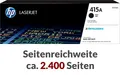 Produktbild: Original HP 415A HP 415 X Toner Tonerkassetten LaserJet M454dn MFP M479dw M455dn