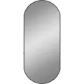 Produktbild: vidaXL Wandspiegel Schwarz 80x35 cm Oval 348206