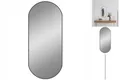 Produktbild: Wandspiegel Schwarz 80x35 Cm Oval