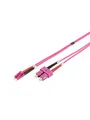 Produktbild: DIGITUS Fiber Optic Multimode Patch Cord OM4 LC / SC - 5m - Rosa - 5 meter