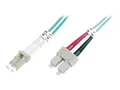 Produktbild: DIGITUS LWL Multimode Patchkabel, OM4, LC / SC