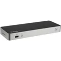 Produktbild: StarTech.com USB-C Dockingstation - Zwei Monitore HDMI & DP 4K 30Hz - Laptop Docking station 60W Power Delivery, SD, 4 Port USB-A 3.0 Hub, GbE, Audio - Thunderbolt 3 kompatibel (DK30CHDPPDUE)