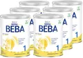 Produktbild: BEBA 1 - Anfangsmilch von Geburt an, Nur Laktose, Ohne Palmöl, Ohne Fischöl, Babynahrung, Baby-Milchpulver, 6er Pack (6 x 800g)