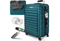Produktbild: KESSER Hartschalen-Trolley Reisekoffer 84L Koffer Inkl. Kofferwaage + Gepäckanhänger, 4 Rollen, Rollkoffer ABS-Hartschale mit 4 Rollen, Zahlenschloss & Teleskopgriff