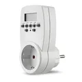 Produktbild: Zeitschaltuhr - Timer-Steckdose digital für innen 20 Zeiten/Tag 1800W Zufalls...