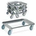 Produktbild: 7 Logistikroller für Behälter 600 x 400 aus Aluminium, Tragkraft 250 kg