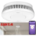 Produktbild: VisorTech WLAN-Rauchwarnmelder mit integrierter 10-Jahres-Batterie, 85 dB, App