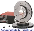 Produktbild: 2x BREMBO Bremsscheiben VORNE MERCEDES-BENZ A / B KLASSE W176 W242 CLA C117 X156