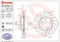 Produktbild: Pack von 2 - Bremsscheibe 09.B436.51 BREMBO für MERCEDES-BENZ