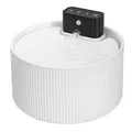 Produktbild: Feriva Katzenbrunnen Kabellos Keramik, Wiederaufladbar Batteriebetrieben 4000mAh 2.2L Trinkbrunnen mit Bewegungsmelder, Mehrfachfiltration Trinkbrunnen Schüssel für Katze und Hunde, Superleise