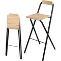 Produktbild: Urban Living Barhocker klappbarer FRIENDS Tresenhocker 48 x 43 x 96(H) cm 151013 - Braun/Schwarz