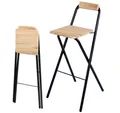 Produktbild: Urban Living Barhocker Bistro Hocker Hochstuhl klappbarer FRIENDS Tresenhocker (Max. Belastbarkeit 120 Kg), Sitzhöhe: 75 cm