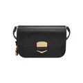 Produktbild: Fossil Damentasche Lennox, glattes Rindsleder Small Flap Crossbody, schwarz, L: 17,8 cm, B: 4,4 cm, H: 12,7 cm, ZB1926001
