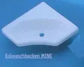 Produktbild: Waschbecken Eckwaschbecken mini 34 weiß Wohnmobil Caravan 300f542 NEU