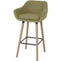 Produktbild: MCW Barhocker Vaasa T381 Textil Hellgrün