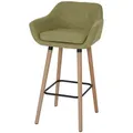 Produktbild: MCW Barhocker, Hellgrün, Textil, 53x99x45 cm, Esszimmer, Barmöbel, Barhocker