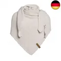 Produktbild: KNIT FACTORY - Dreiecksschal Coco - Damen Strickschal mit Wolle - Umschlagtuch