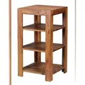 Produktbild: FineBuy Sheesham Massivholz Bücherregal 3 Böden Stand Regal 44x44x83 cm Neu