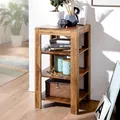 Produktbild: FineBuy Sheesham Massivholz Bücherregal 3 Böden Stand Regal 44x44x83 cm