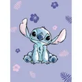Produktbild: Disney Lilo & Stitch Kinder Decke Weiche Fleece Wohndecke Lila 100cm x 150cm