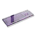 Produktbild: Decksaver Cover für die Hyper X Alloy Elite 2 Tastaturserie - geräucherte/klare Schutzhülle, hergestellt in Großbritannien - Erstklassige Schutzabdeckung für Profi-Gamer
