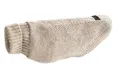 Produktbild: Hunter Hundepullover GENF, Farbe: beige, Strickpullover für kalte Tage, weich, anschmiegsam, recyceltes Polyester, waschbar, umgschlagbarer Halskragen, hohe Elastizität, Größe: 50